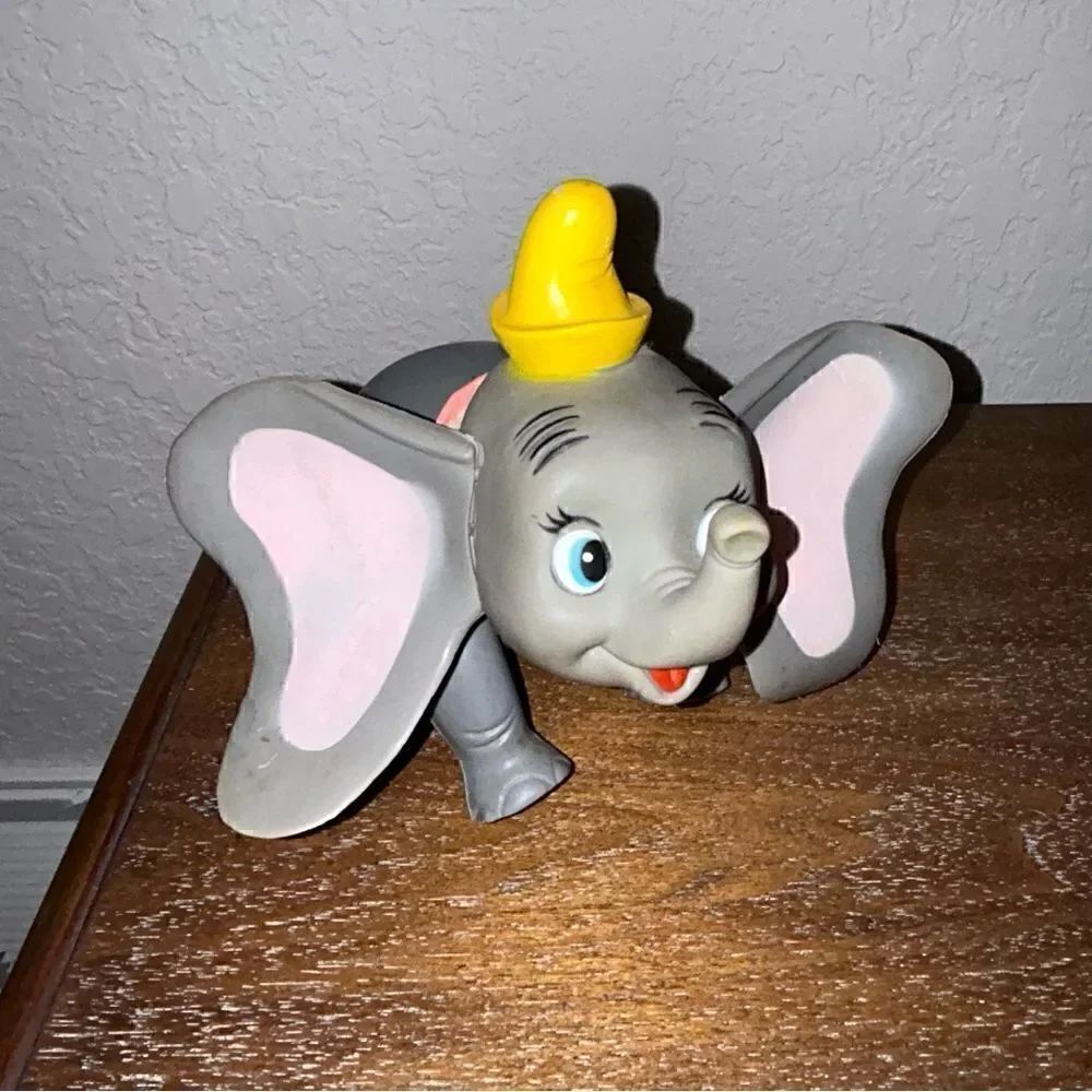 Vintage Walt Disney Dumbo Plastic Figurine